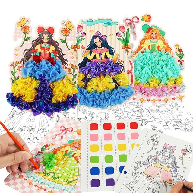 Fashion Design Kits Creativity Princess Dress Clothes Set DIY Arts Crafts  Kits for Girls Age 8-12 Children Beginner - AliExpress