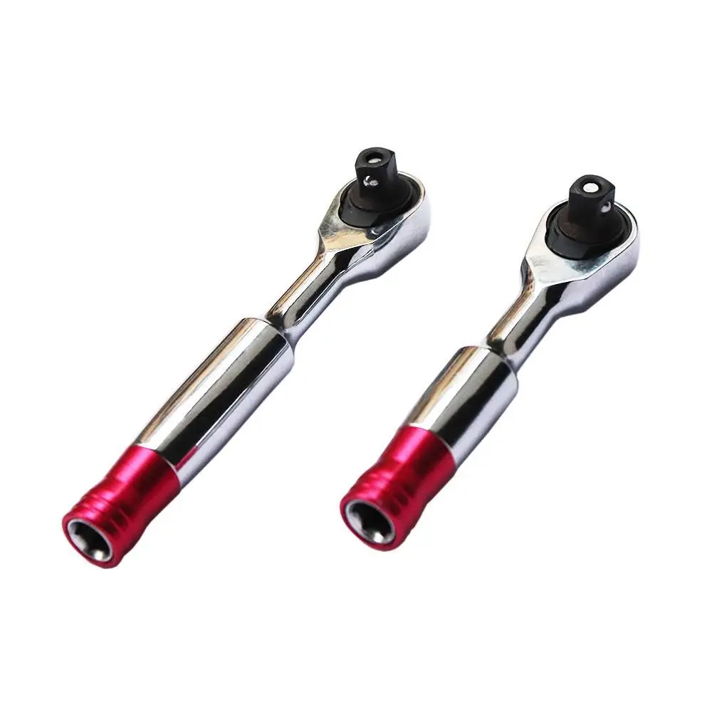 

Screwdriver Bit Hand Repair Tool 1/4inch Rachet Wrench Socket Wrench Kit Tool Mini Torque Rachet Wrench Ratchet Handle Wrench