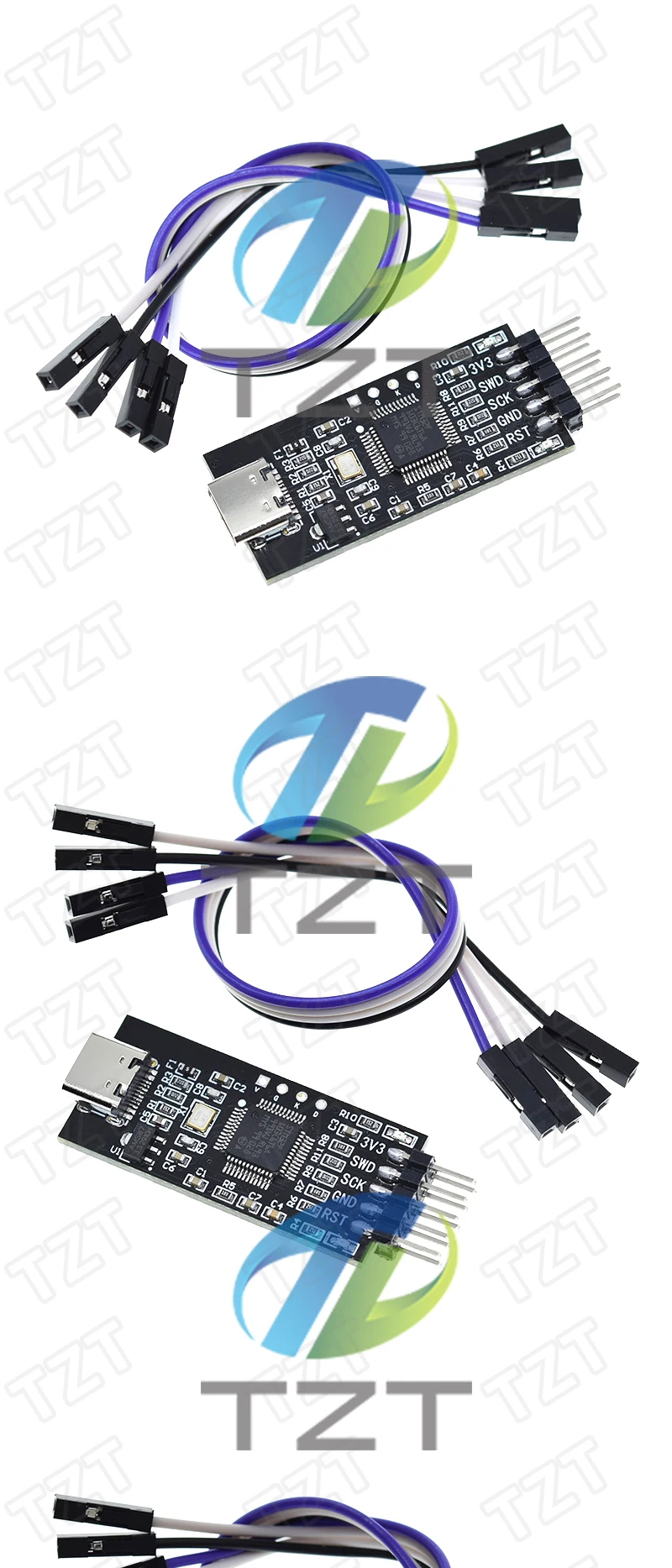 TZT 1/2/5PCS Hochwertiges DAPLINK ersetzt JLINK OB/STLINK STM32 Brenner, Downloader und Emulator ARM für Arduino – Detail 6