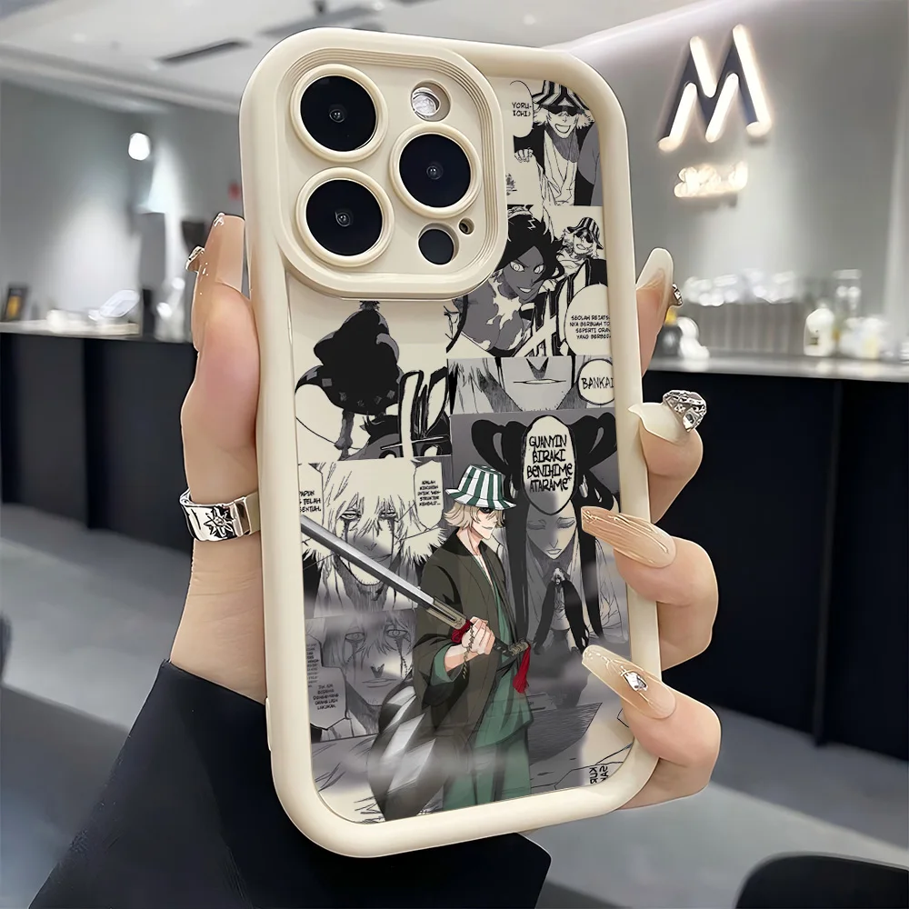 Stylish Anime Ichigo B-Bleach Soft TPU Phone Case Cover