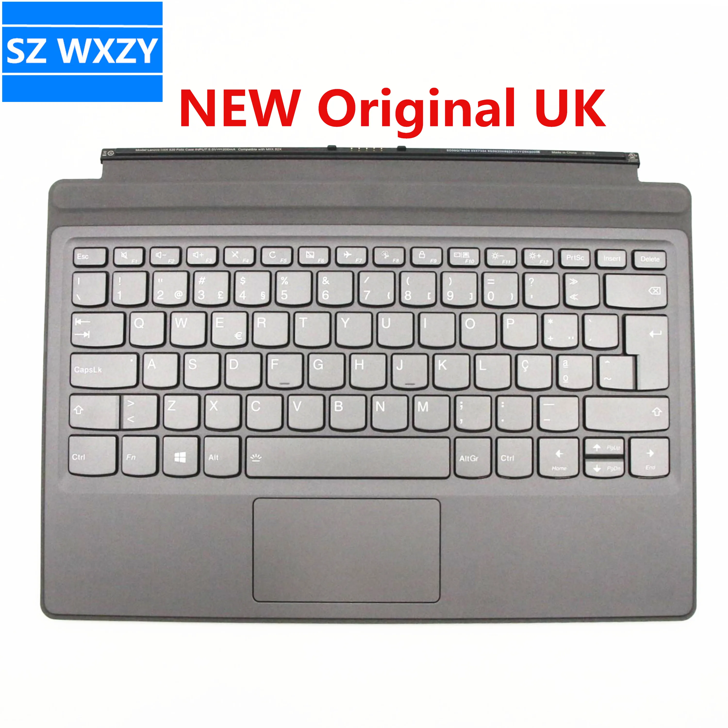 New Original For Lenovo Ideapad Miix 520-12ikb Folio Keyboard Top Cover Us  5n20n88591 5n20n88581 03x7548 100% Tested Fast Ship Replacement Keyboards  AliExpress