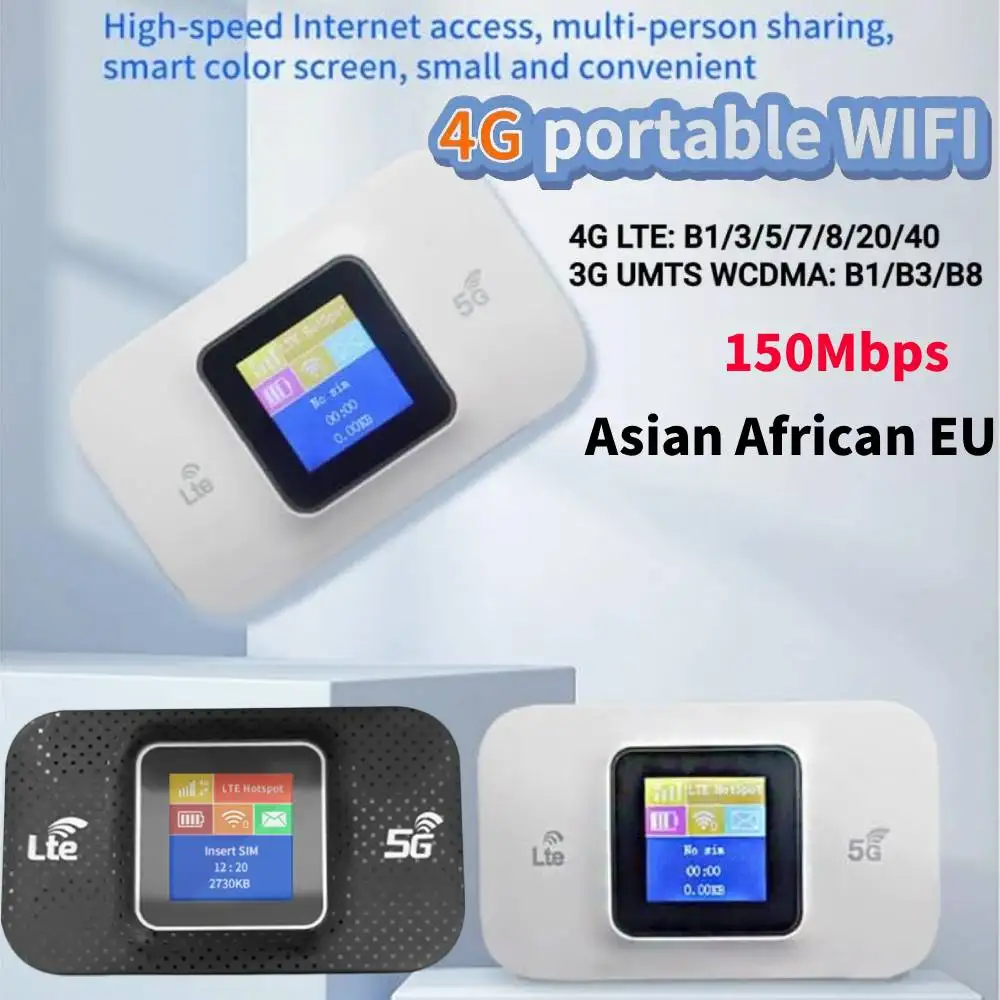 4G Mobile WIFI Router 150Mbps 4G LTE Wireless Router Portable Pocket ...