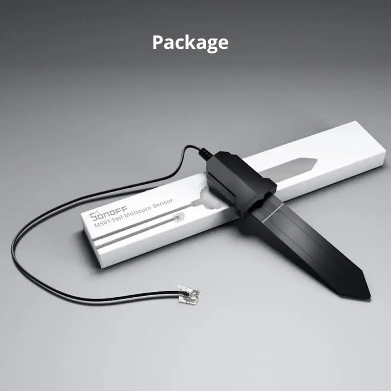 Sonoff Ms01 Wifi Smart Sensore Di Umidità Del Suolo Con Adattatore Rj9 Rilevamento Igrometro Del Suolo Domestico Umidità Per Sonoff Th Elite/Origine