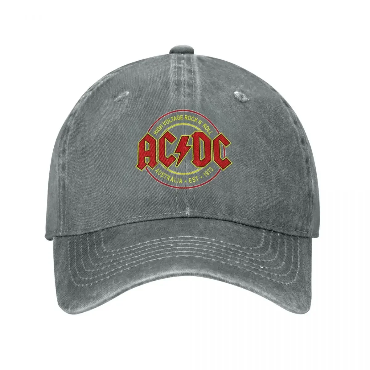 AC-DC 록 패션 야구 모자 피크드 남성용 모자 여성용