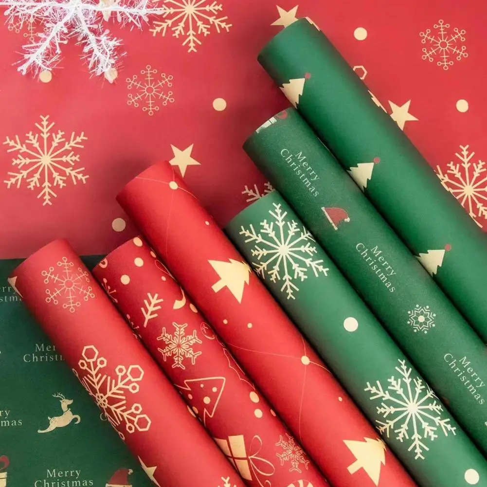 Size Wrapping Paper Premium Gift Wrap Durable Festive Christmas Wrapping  Paper Size Xmas Elements Collection for Diy Crafts Gift - AliExpress