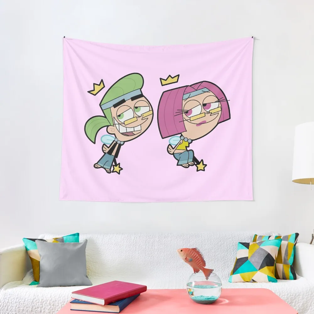 

Hippie Cosmo And Wanda Tapestry Room Decore Aesthetic Home Decorations Decoration For Home Tapestry