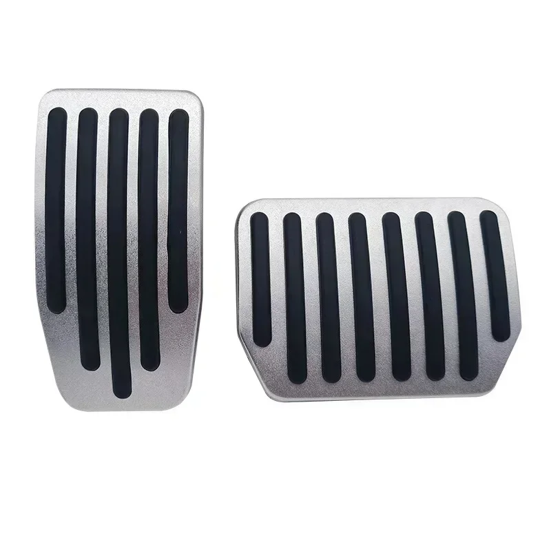 Foot Pedals Cover Accesories Aluminum Alloy Accelerator Gas Fuel Brake Rest Pads Mat For Tesla Model 3 Y