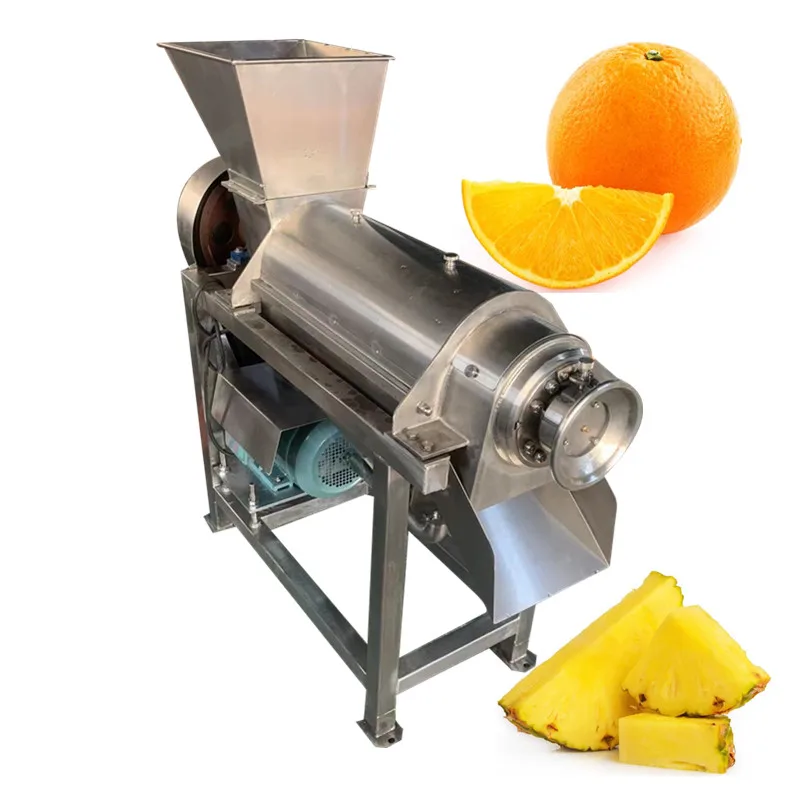 

0.5t/h Electric Screw Fruit Vegetables Press Juicer Extractor Machine Industrial Apple Orange Juice Pressing Making Equipment