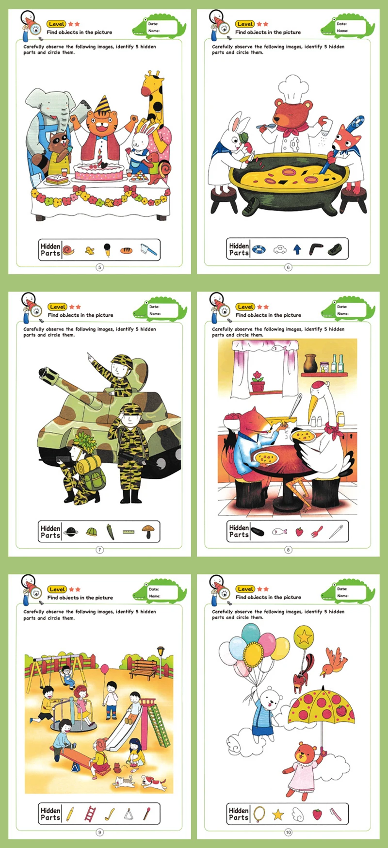 Finden Sie versteckte Bilder, passendes Spiel, Montessori-Kinder, visuelle Verfolgung, Konzentration, Ausbildung, frühe Lernbücher, Vorschulspielzeug – Detail 9