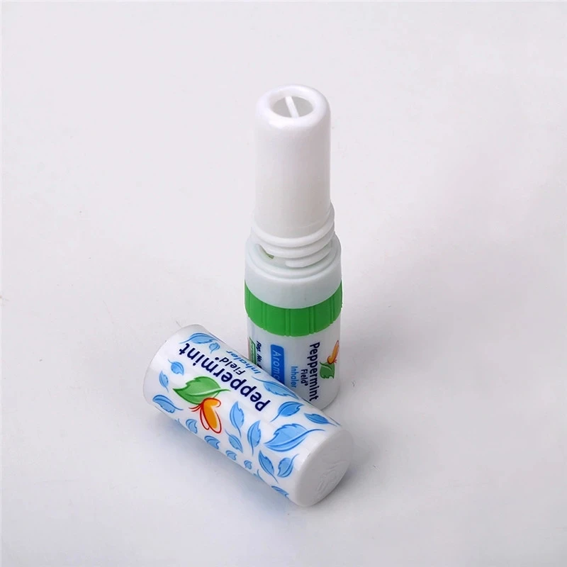 Nasal Inhaler 6Pcs Thailand Nasal Inhaler Prevent Sunstroke Anti-influenza Relieve Motion Sickness Aromatic Peppermint Inhaler Anti-influenza