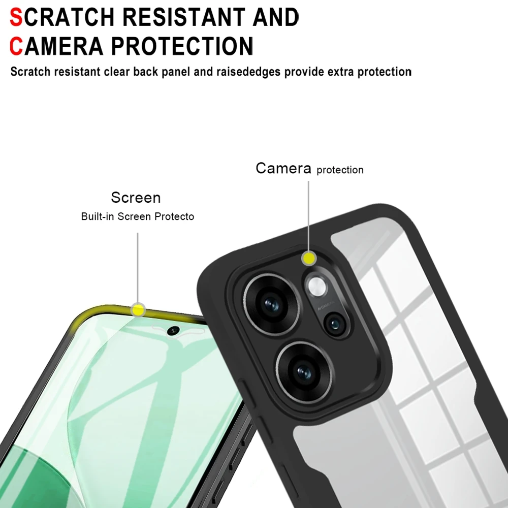 Premium 360° Full Body Shockproof Silicone Bumper Case - Luxury Front Screen Protection