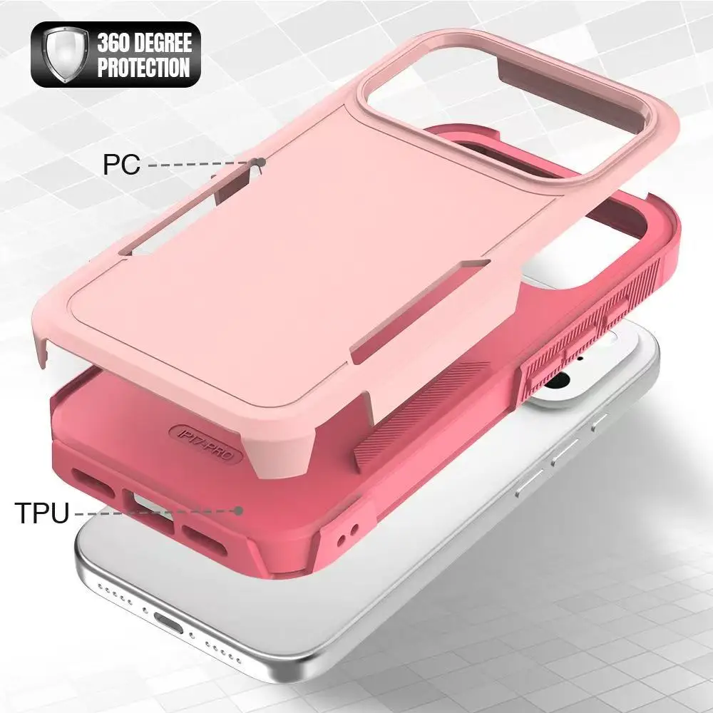 Armored Shockproof 2-in-1 Sturdy Anti-Drop Protective Cover with Car Magnetic Feature
