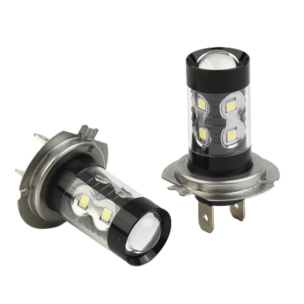 

2pcs H7 160W High-Power LED Lamps Headlight Fog Lights DRL Bulbs 6000K White Light LED Front Driving Lamp Car Headlight Bulbs
