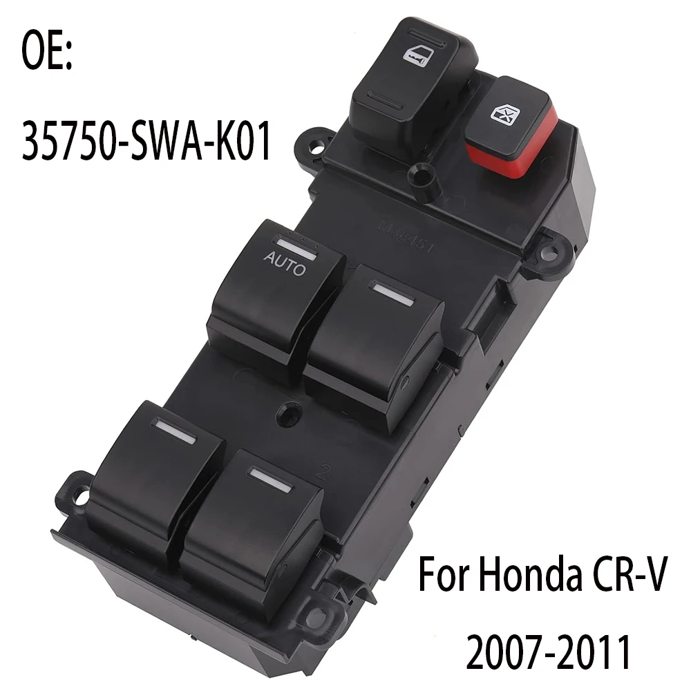

Автомобильные аксессуары 35750-SWA-K01 35750SWAK01 для Honda CRV CR-V 2007-2011 электрический выключатель стеклоподъемника запчасти кнопки управления