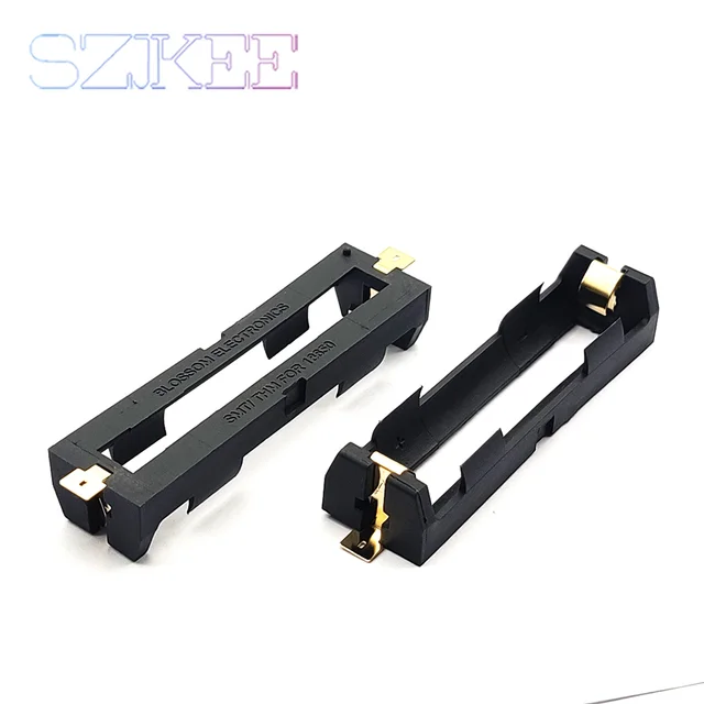 1x2x3x4x18650 support de batterie smt 18650 boîte de rangement smd conteneur de batterie batterie batterie externe avec broches en bronze rechargeable SMT bricolage 3