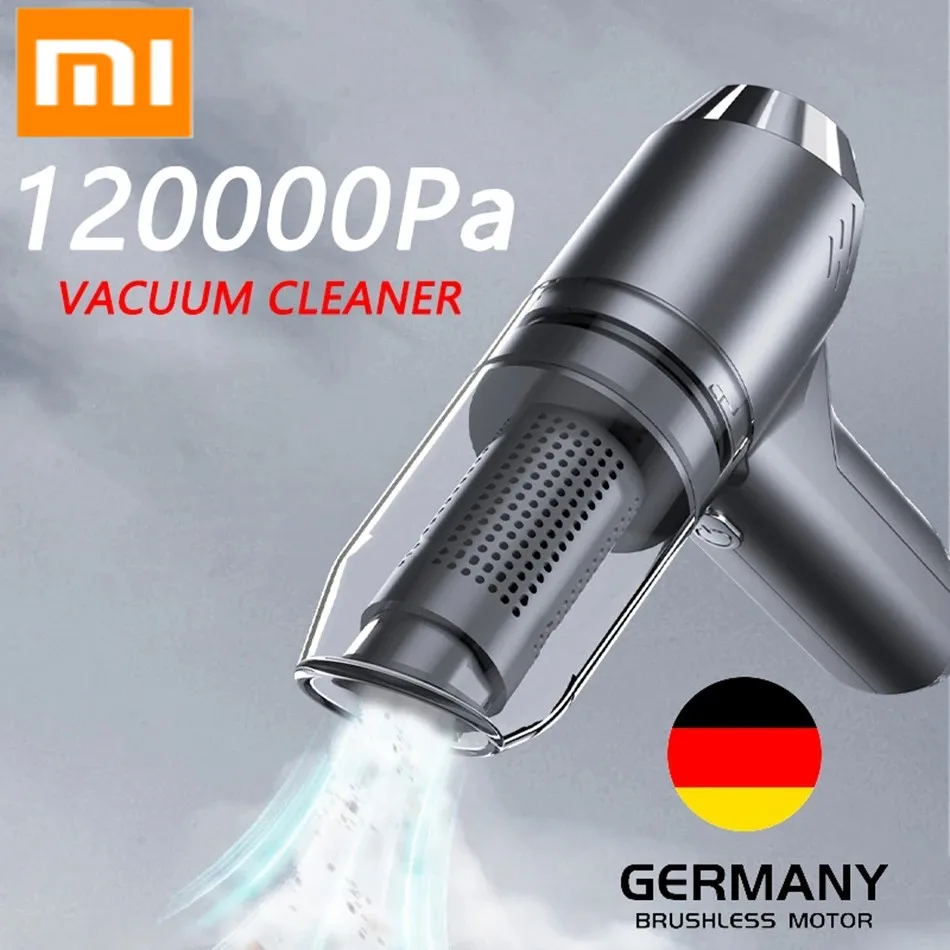 Xiaomi Mijia 120000Pa Car Vacuum Cleaner Wireless Portable Powerful