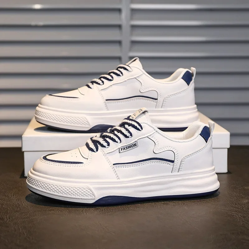 

Small white shoes female fall and winter new leather fashion plate shoes trend versatile casual women's sneakers