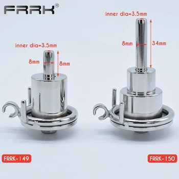 FRRK Inverted Plugged Metal Chastity Cage with Cylinder Design for Men BDSM Games Play Stainless Steel Denial Pleasure Sex Toy 4