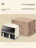 Bear 8L Air Fryer Multi-Functional Large Capacity French Fries Machine Visual Deep Frying Pan Household Double Barrel Kitchen 6