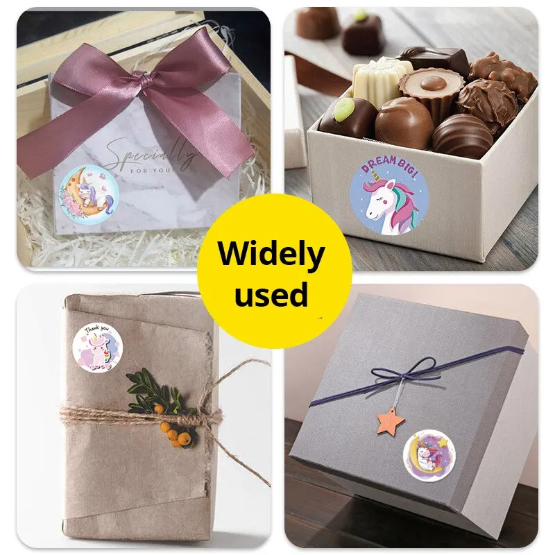 Cartoon Unicorn Stickers 500pcs