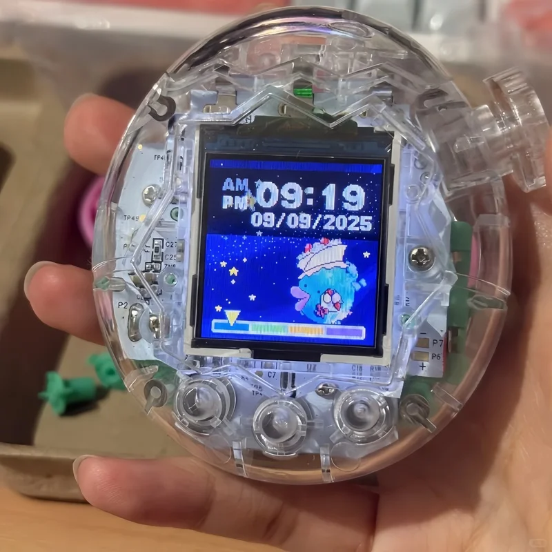 Tamagotchi Paradise Replacement Shell Flash Transparent Edition