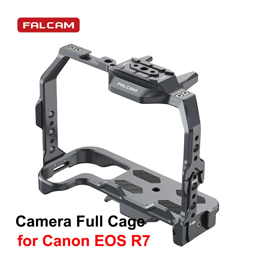 Falcam F22 F38 F50 Quick Release Camera Full Cage Rig V2 With Wrist Strap Hole For Canon Eos R7 Camera