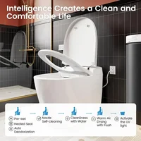 Smart Toilet, Tankless Smart Toilet With Bidet Built In, One-piece Bidet Toilet Seat, Auto Flush, Auto Open & Auto Close 2