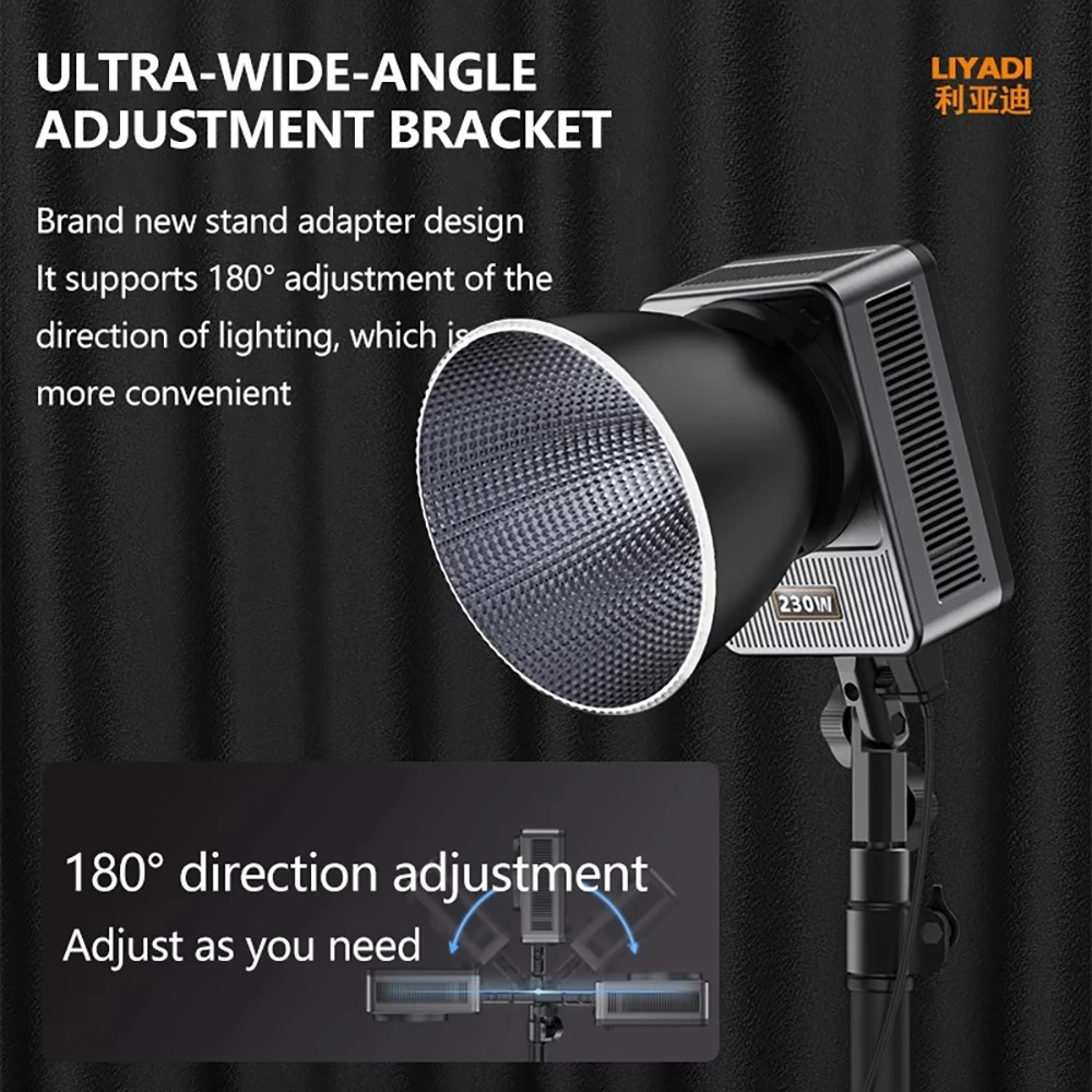 MIAOTU G230W G330W Portable LED Photography Light Fill Light 2800K-6500K Studio Baorongkou Video Light Live Studio 4