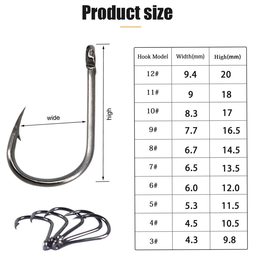 Fishing Hooks Freshwater Fishing Hook Assortment - Medium Fishing Hooks &  Small Fishing Hooks Pack – High Strength Carbon Steel Hooks – 300 Hooks for