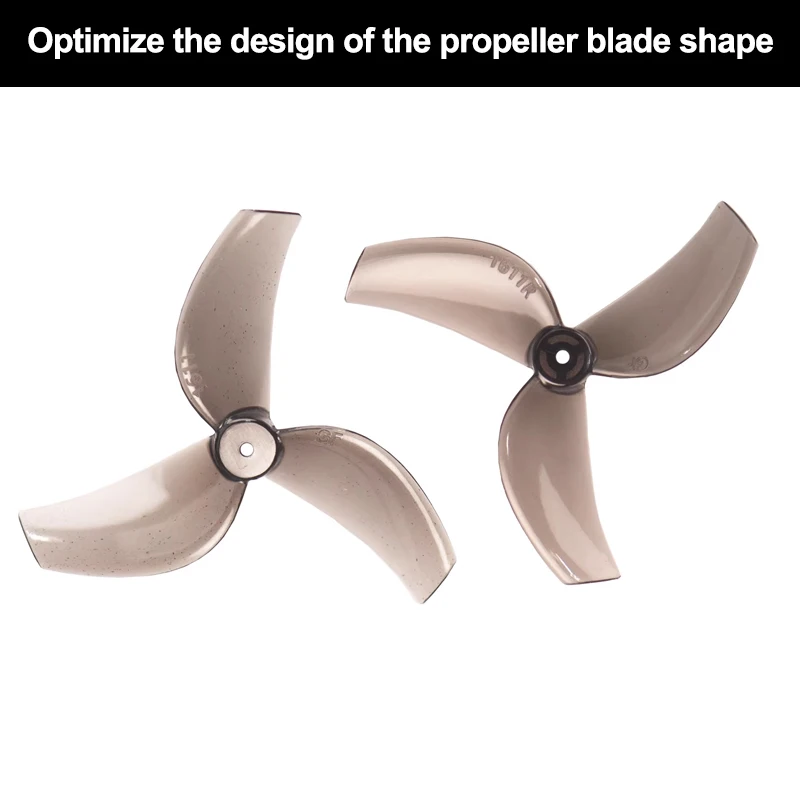 4 Pairs Gemfan Lightweight 40mm Three-Blade Propellers (1.5mm Hub)