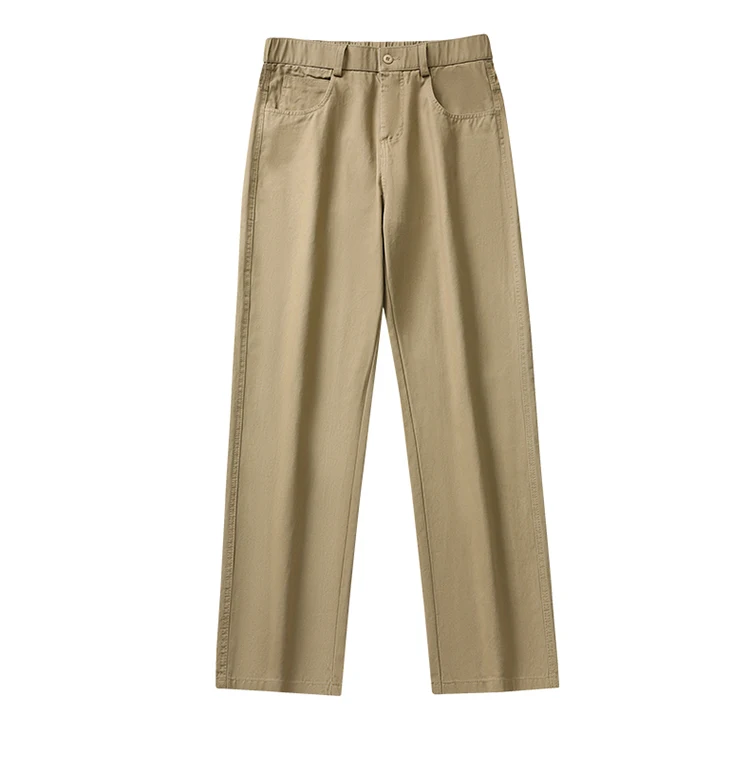 115 110cm Lengthed Tall Men Pants Straight Chino Trouser Male Summer 100 Cotton Extra Long Leg Length 200cm 190 Cm Thin Teenager