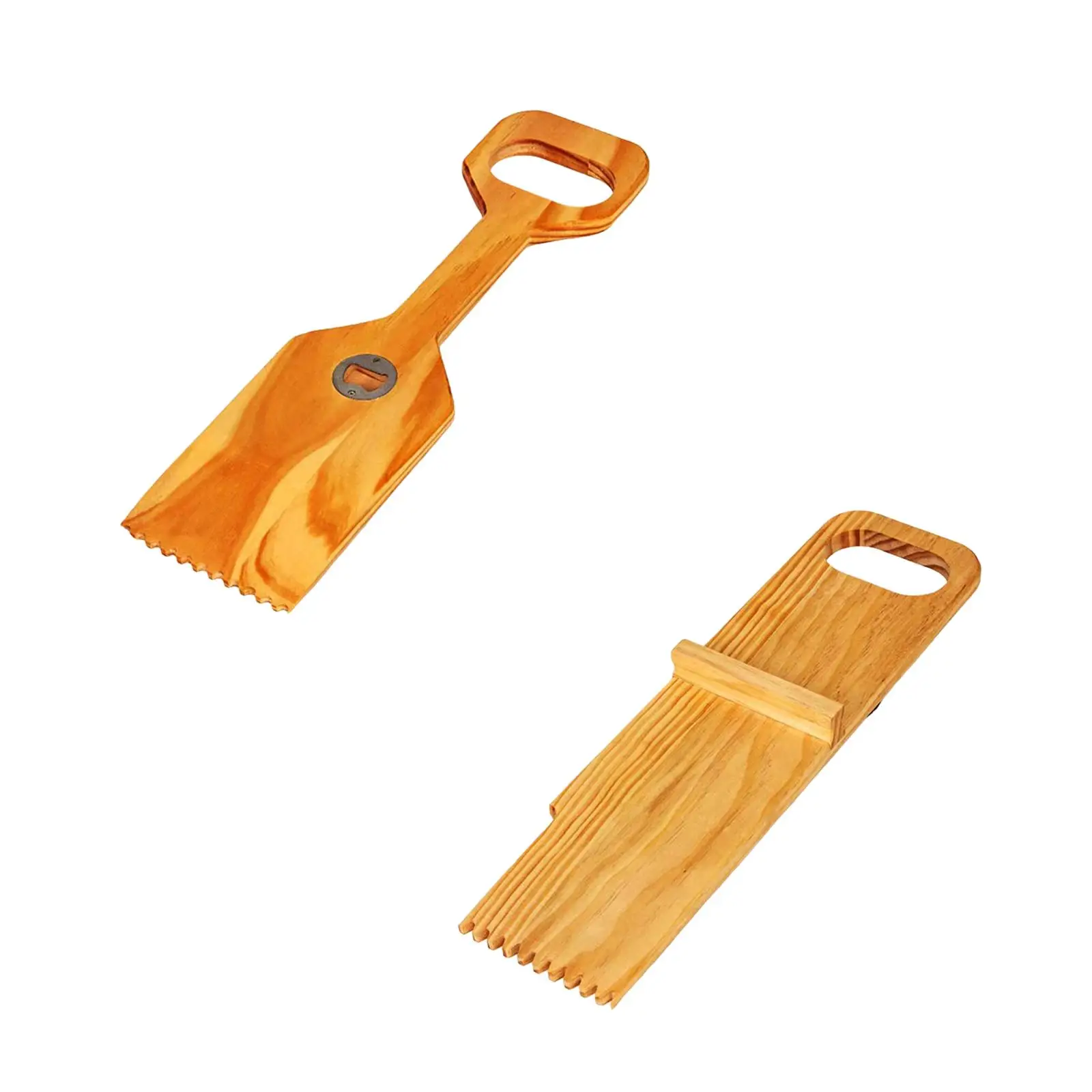 Wooden Grill Scraper Cookware Flat Barbecue Turners for Turning Serving Frying Outdoor Kitchen Serving Tools Cookware Accessory