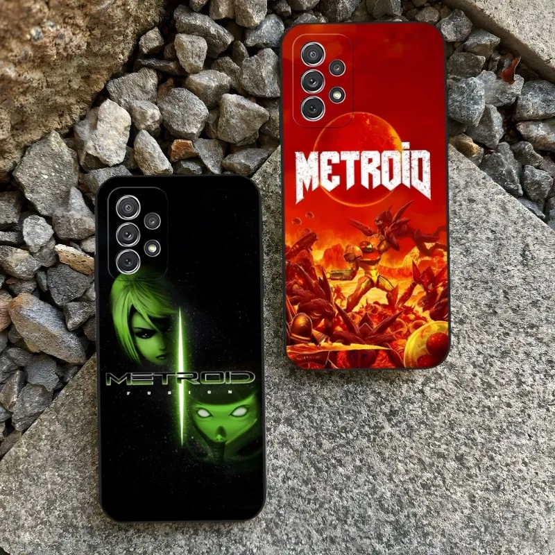 M-Metroid Game D-Drakes Custodia Per Telefono Per Samsung A14 A53 A52 A73 A32 A54 A33 A13 A21 A34 A71 A31 A22 A50 A20 A40 A23 Cover Posteriore