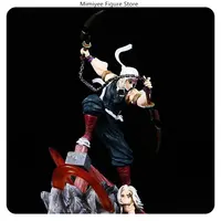مجسم أنمي ديمون سلاير - تينغن أوزوي هاشيرا برأسين تبديل 27 سم | Demon Slayer Tengen Uzui Hashira Double Head Sculpt 27cm