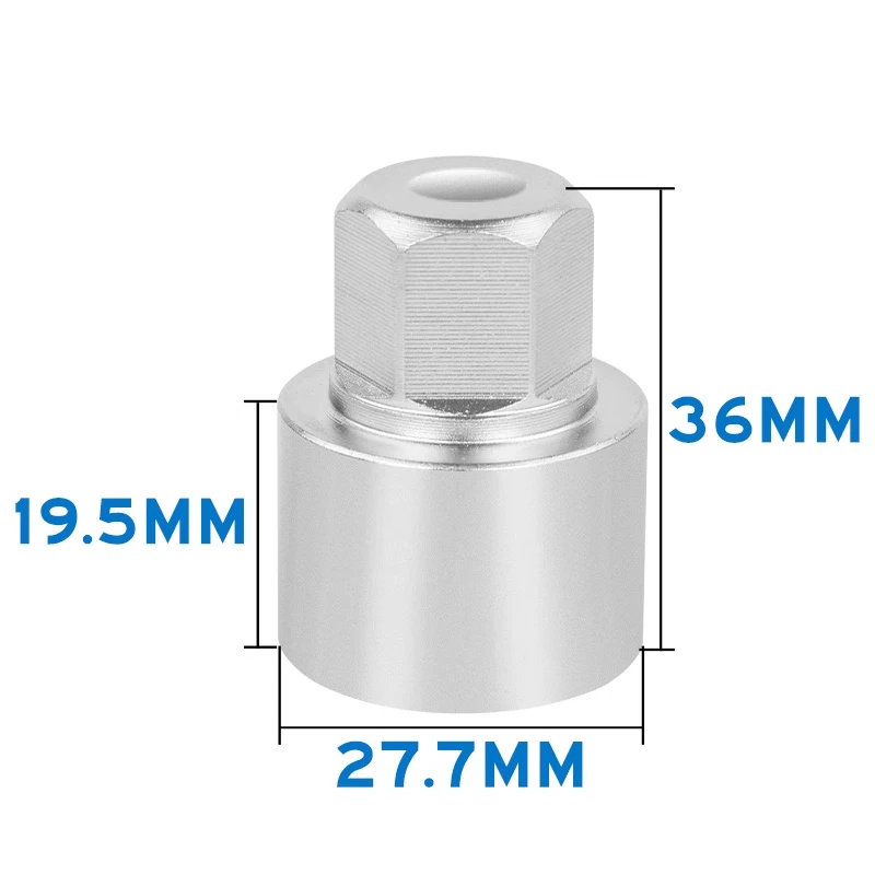 Anti-Diefstal Auto Wiel Band Lock Bouten Wielmoeren Removal Tool Dopsleutel Demontage Sleutel Mouw for A3 A4 a6 Q5 Q7 Q3 A5 (Color : E