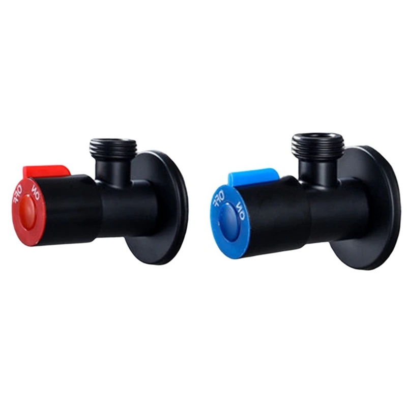 

Thread Brass Triangle Valve, Angle Valve For Kitchen Bathroom Toilet Cold And Hot Water Stop Valve