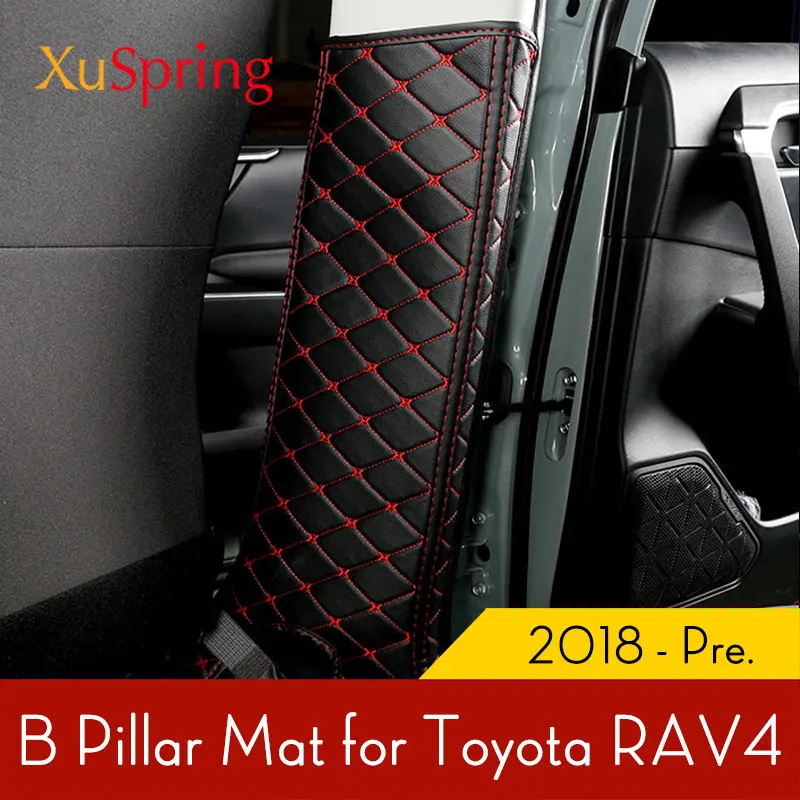 

Car B Pillar Anti-kick Protective Mat Pad Cushion Case Stickers For Toyota RAV4 XA50 2018 2019 2020 2021 2022 2023