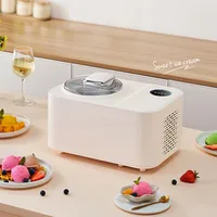 Ice Cream Machine Household Small Automatic Self-Cooling Cone Ice Cream Machine Ice Cream Machine 1.2L Large Capacity Office 2