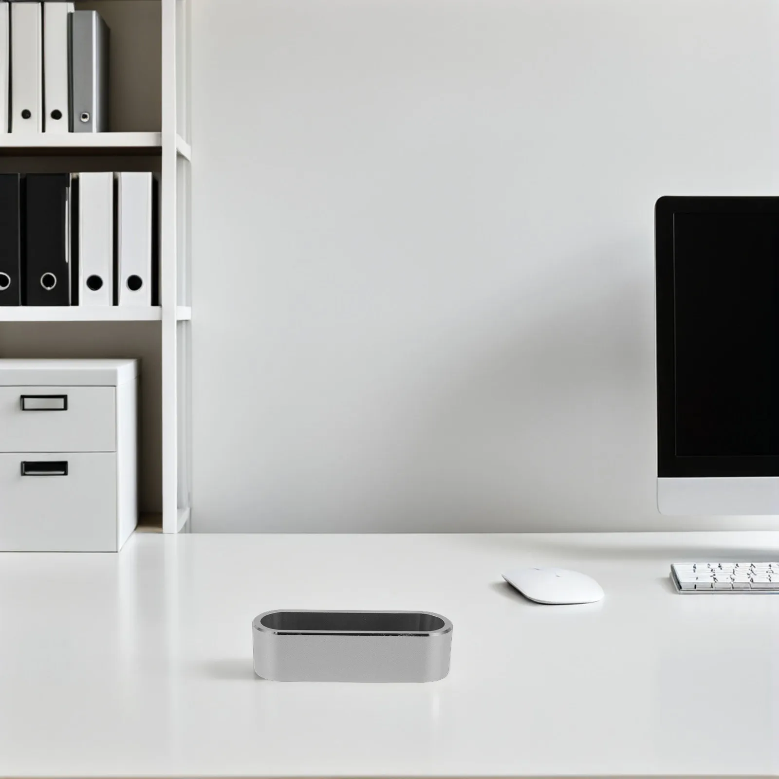 알루미늄 합금 명함 홀더 금속 데스크탑 정리함 전문 사무실 여행용 스탠드 스크래치 방지 카드 보관함