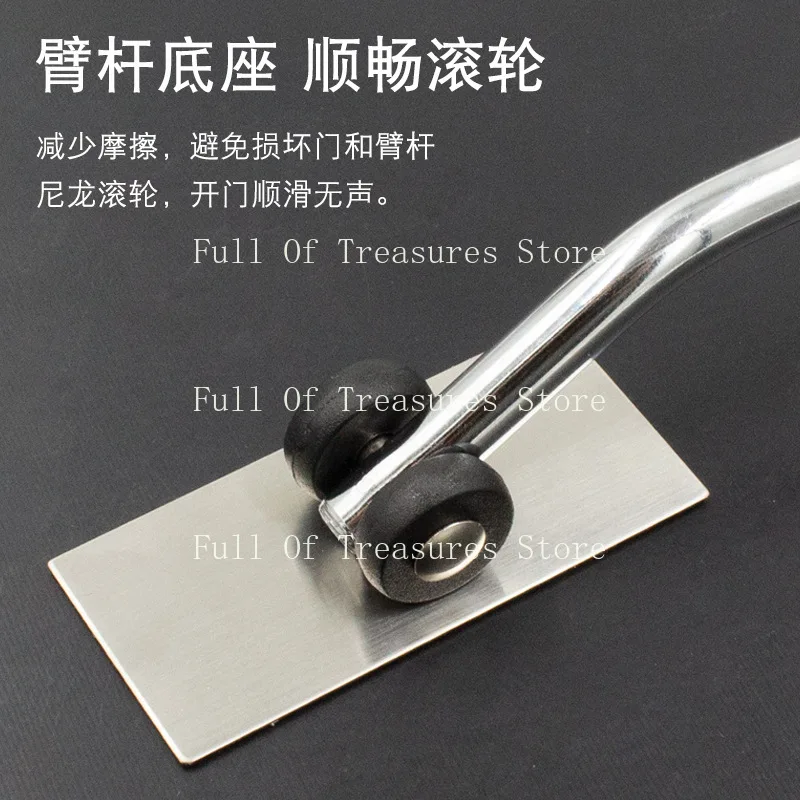 Door Closer Automatic Household Simple er Silent Rebound Wooden Door Outdoor Iron Closing Device