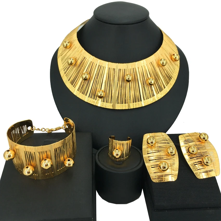 Fashion Jewelry Set Store Dubai Big Jewelry Set Design for Women