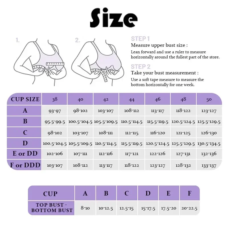 FallSweet Front Button Bra for Women Large Size Brassiere Seamless Push Up Bras Sexy Underwear Mother's Bras Female Lingerie 6