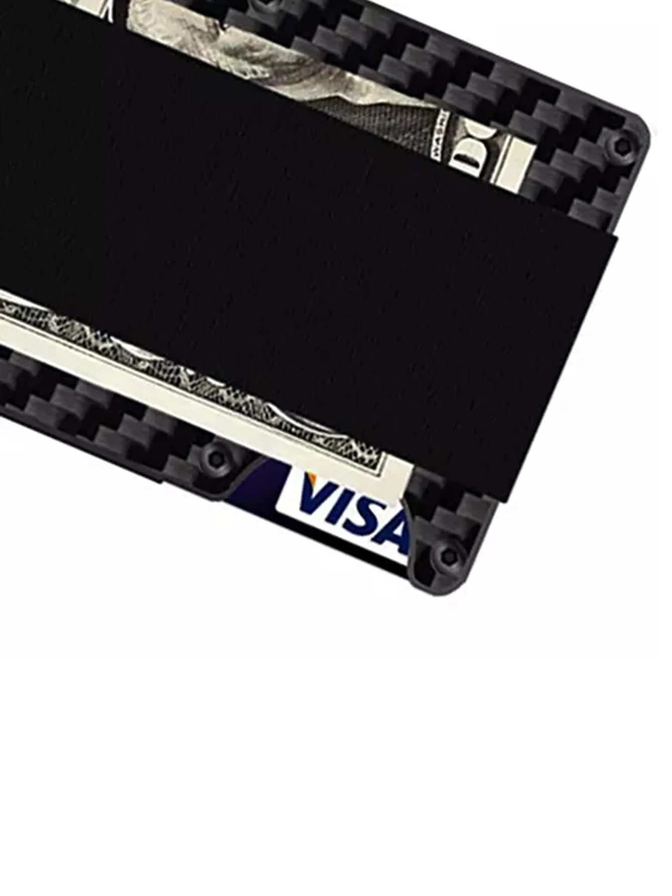 RFID carbon fiber metal card holder wallet For men and women ultra-thin mini minimalist bank cardholder wallet credit card holder carbon fiber wallet