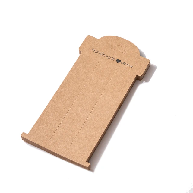 200 Cartes Présentation Barrettes - Supports Pour Accessoires Cheveux 11.5x6.6cm