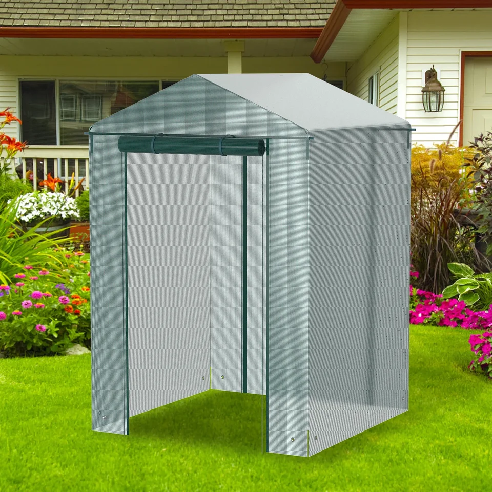Copertura Di Ricambio Per Serra Da Esterno In PE - Impermeabile E Anti-UV Con Porta A Cerniera - Per Serra 3 Livelli, Protezione Piante Da Freddo