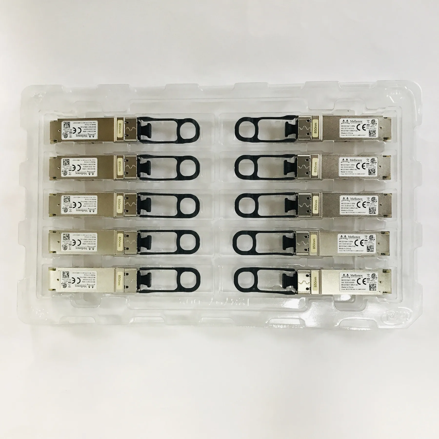 Mellanox Qsfp 40g Switch/MC2210411-SR4/40GBASE/MC2210411-SR4L/QSFP 850nm 100M DOM MTP/MPO MMF mellanox QSFP 40g transceiver