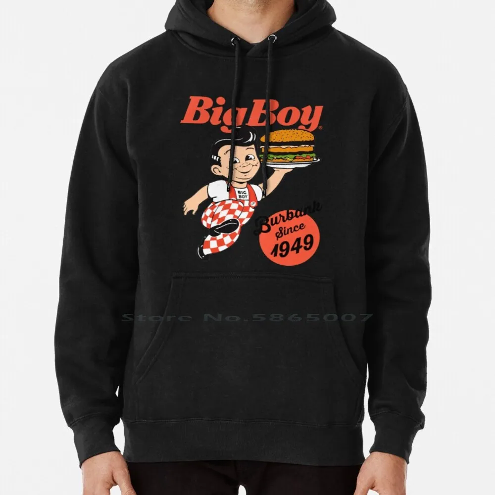 Bob Big Boy Burger Burbank Dal 1949 Felpa Con Cappuccio Maglione 6Xl Cotton Bobs Big Boy Burger Divertente Per Uomo Donna Burbank Dal 1949