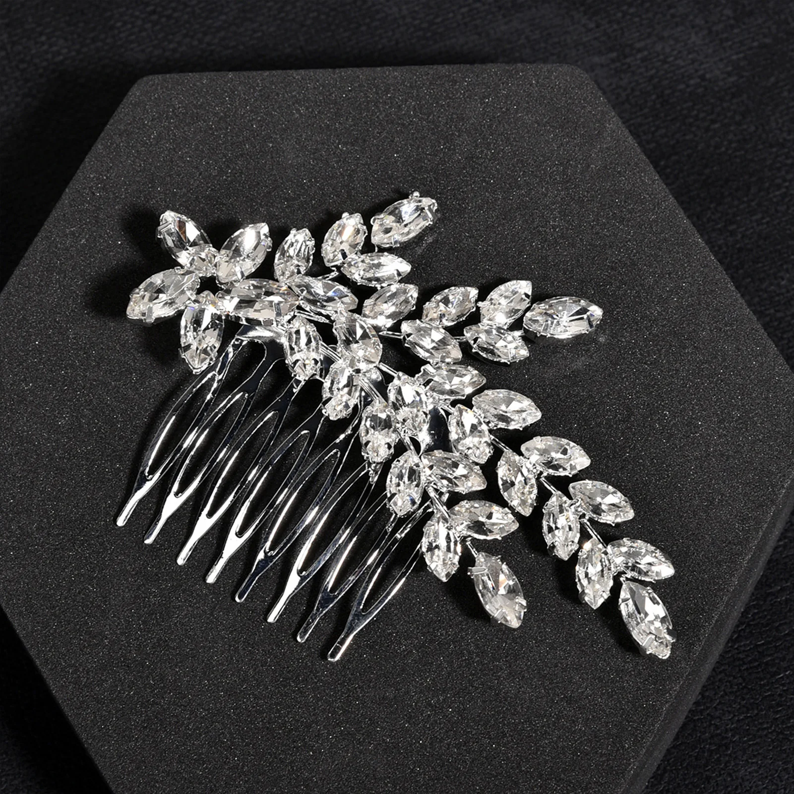 Glittering Hair Combs Clips Hair Fork Luxurious Messy Bun Maker with Glass Diamond for Banquet Wedding Gown Clips hair accessories bridal hair accessories