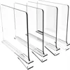 Wardrobe Layered Partition Transparent Acrylic Partition Split Storage Cabinet Erect Layered Shelf Plug-in Type #3968 5