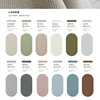 2025 New Curtains for Living Room and Bedroom High-end French Cream Style Herringbone Fully Blackout Chenille Curtains Custom 5